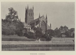 Worcester katedral av English Photographer