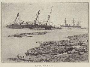 Vraket av HMS Lily av English Photographer