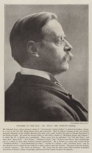 Dagens forfattere, Edmund Gosse av English Photographer