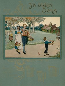 1905-kalender med vers av Alfred Austin av English School