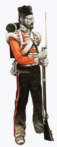 89. Fot menig 1854 Grenadier av English School