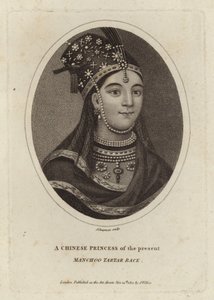 En kinesisk prinsesse av nåtiden, Manchoo Tartar Race av English School