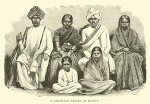 En kristen familie av hinduer av English School