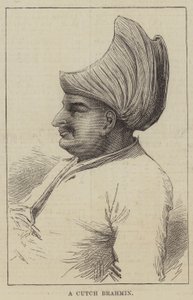 A Cutch Brahmin (gravering) av English School