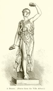 En danser. (Statue fra Villa Albani) av English School