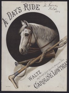 A Day's Ride (farge litho) av English School