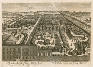 Et generelt prospekt av Vauxhall Gardens av English School