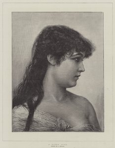 Ein Zigeunermädchen (Gravur) von English School