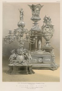 En gruppe sølv av English School