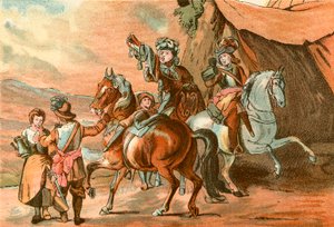 En stans av offiserer av English School