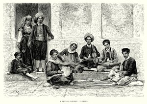 En jødisk konsert: Tlemcen (gravering) av English School