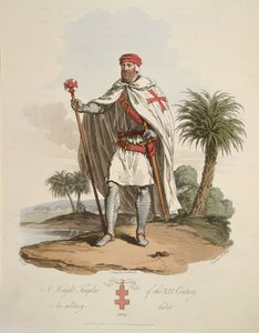 A Knight Templar, illustrasjon fra 