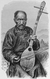 En mongolsk musiker, fra 