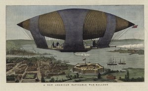 En ny amerikansk navigerbar krigsballong av English School