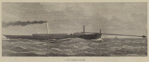 En ny torpedo-lansering (gravering) av English School