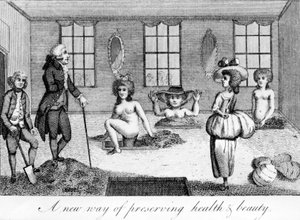 En ny måte å bevare helse og skjønnhet, 1786 av English School