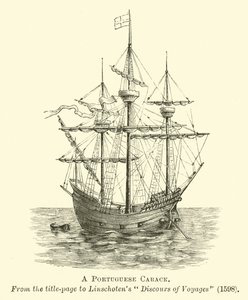 En portugisisk Carrack av English School