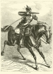 En prøyssisk dragon, september 1870 av English School