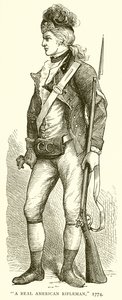 A Real American Rifleman, 1774 av English School