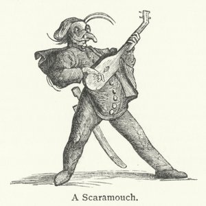 En Scaramouch (gravering) av English School