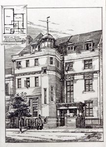 Et billedhuggerstudio, 1892 av English School