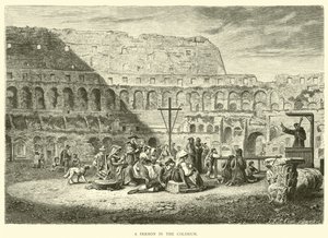 En preken i Colosseum av English School