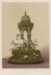 A Silver Table Fountain av Mrs S Garrard og Co, London av English School