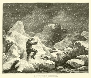Snøstorm på Grønland av English School