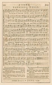 En sang: Bagnigge Wells, London; musikk av English School