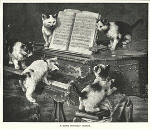 En sang uten ord (gravering) av English School