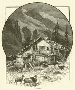 En sveitsisk hytte (gravering) av English School