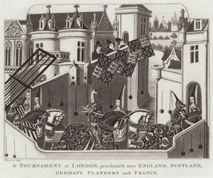 En turnering i London, utropt over England, Skottland, Tyskland, Flandern og Frankrike av English School