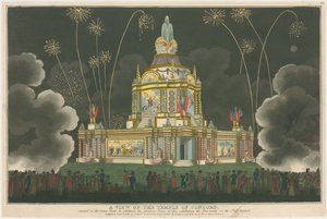En utsikt over Temple of Concord av English School