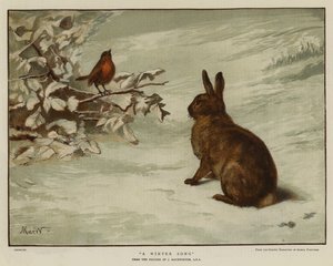 En vintersang (chromolitho) av English School