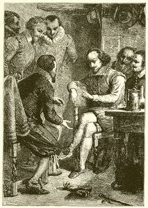 En vitskamp mellom Shakespeare og Ben Jonson av English School