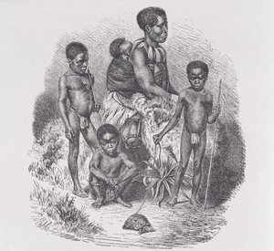 En Zulu-familie, fra 