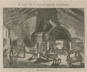 En dag på en flintglassfabrikk av English School