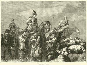 En fôrfest, oktober 1870 av English School