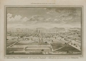 Eine allgemeine Ansicht von London von English School