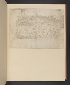 Et brev skrevet av Henrik VIIs til ridderen Sir Gilbert Talbot, Add MS 46454, f.6r av English School