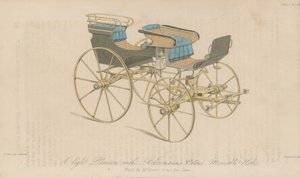 En lett Phaeton med Ackermanns patenterte bevegelige aksler av English School