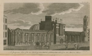Et perspektivbilde av det nye bygget ved Bank of England av English School