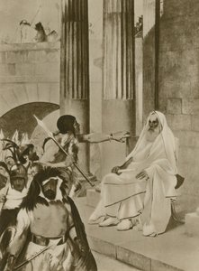 En tragisk scene i det gamle Roma (gravyr) av English School