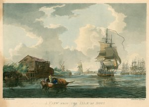 Utsikt over Isle of Dogs av English School