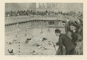 En vannpolokamp på Crown Baths av English School