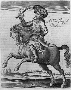 Abbas König von Persien, Illustration aus 