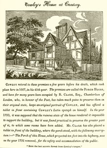 Abraham Cowleys hus i Chertsey