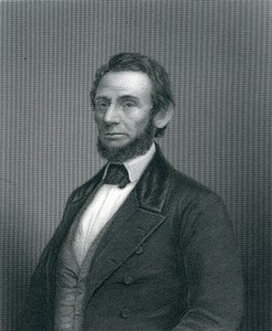 Abraham Lincoln, gravert av H. C. Balding, 1800-tallet av English School