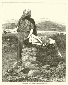 Abraham og Isak, 1. Mosebok, xxii av English School