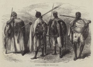 Abyssinian Warriors (gravering) av English School